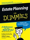 Cover image for Estate Planning For Dummies Cover image for Estate Planning For Dummies